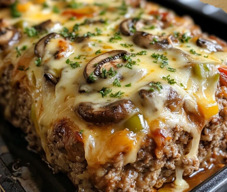 Philly Cheesesteak Meatloaf Recipe – Chloe foods