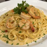 Creamy Garlic Shrimp Pasta