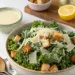 easy kale caesar salad