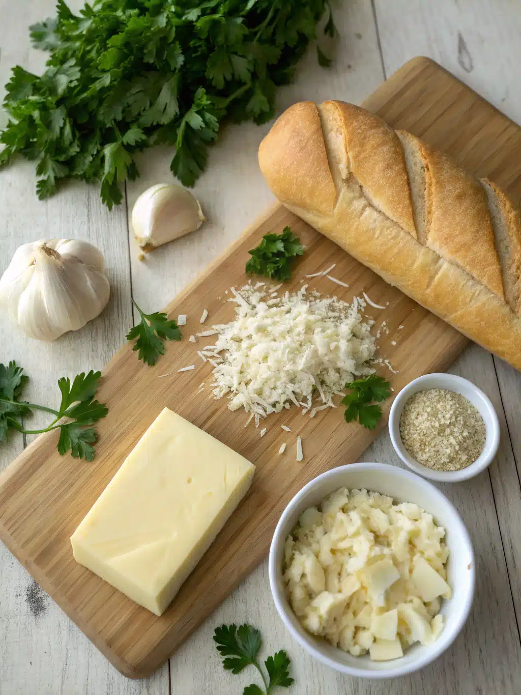 Easy Parmesan Garlic French Bread Ingredients
