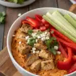 healthier buffalo chicken dip