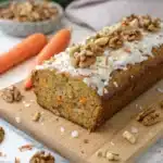 healthy coconut carrot cake loaf