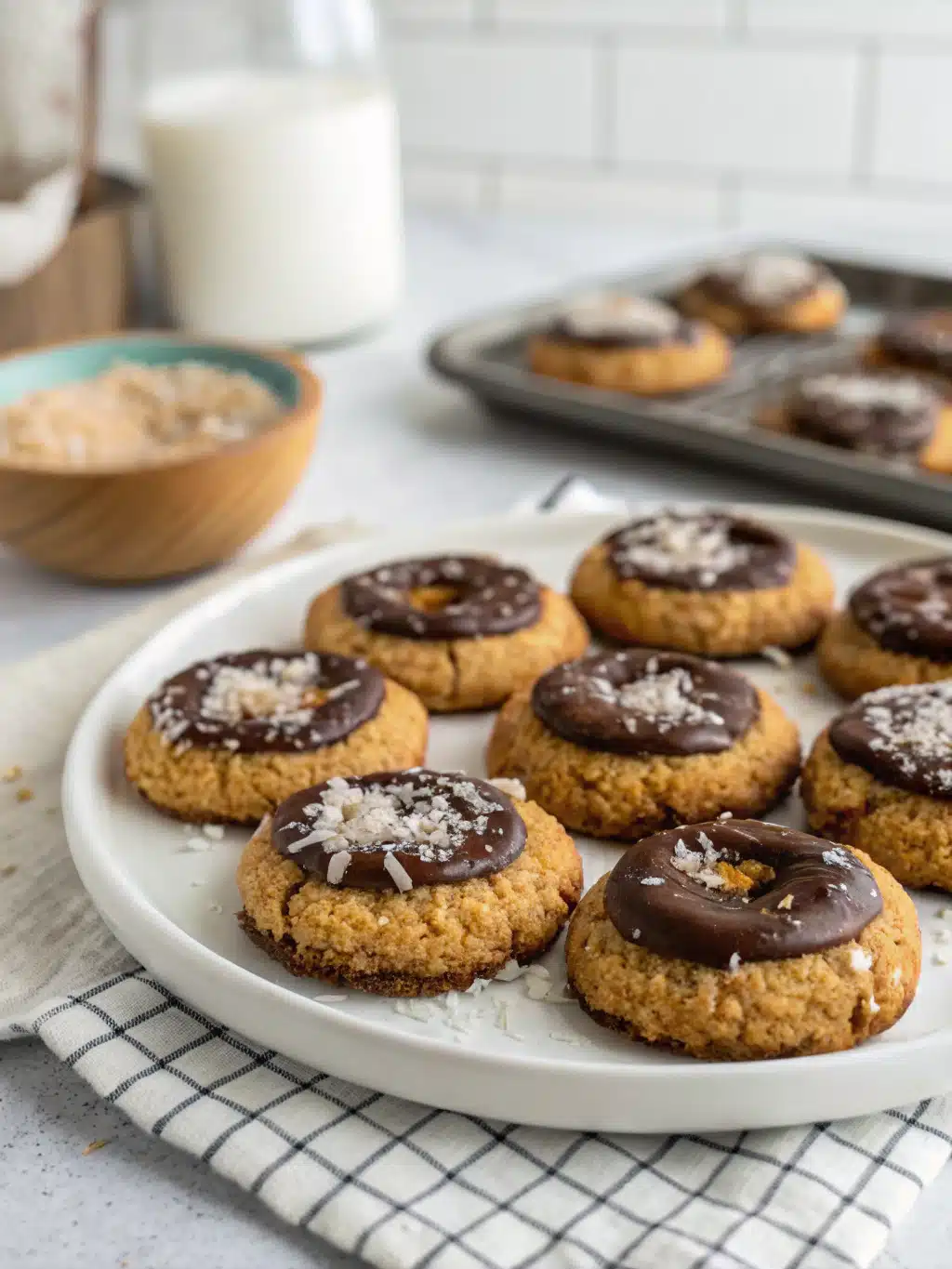 healthy homemade samoa cookies